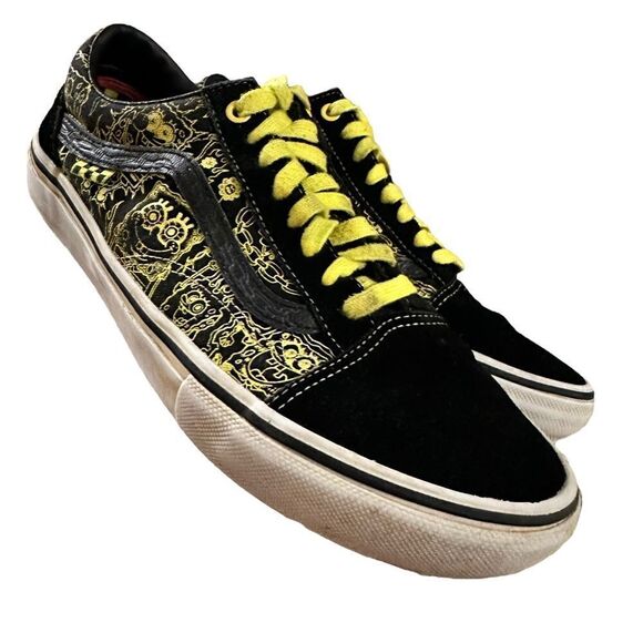 Vans~SpongeBob "Skate Old Skool" Sneakers (Gigliotti)Classic Skate Shoes Size 10 - Picture 12 of 14